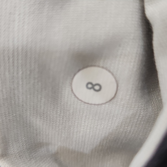 Lululemon Wunder Under Leggings Plush Petal Black/White Pants, Womens 8 - Picture 8 of 8